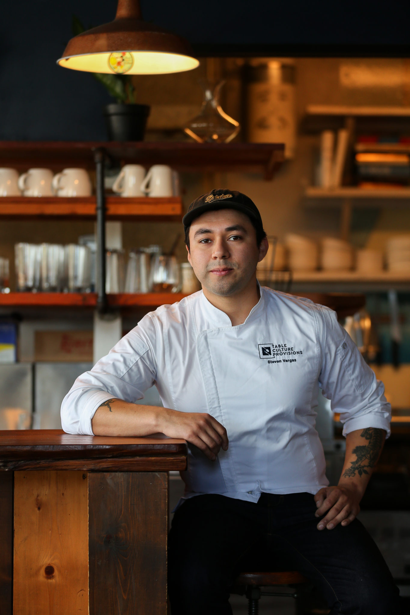 Steven Vargas, chef/owner of Table Culture Provisions in Petaluma. (Christopher Chung/ The Press Democrat)