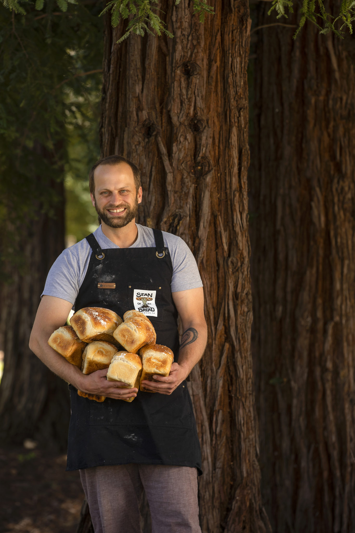 Sean Perry, owner of Sean of the Bread, bakes a different style of bread each day in his Kenwood home bakery. (Photo by John Burgess/The Press Democrat)