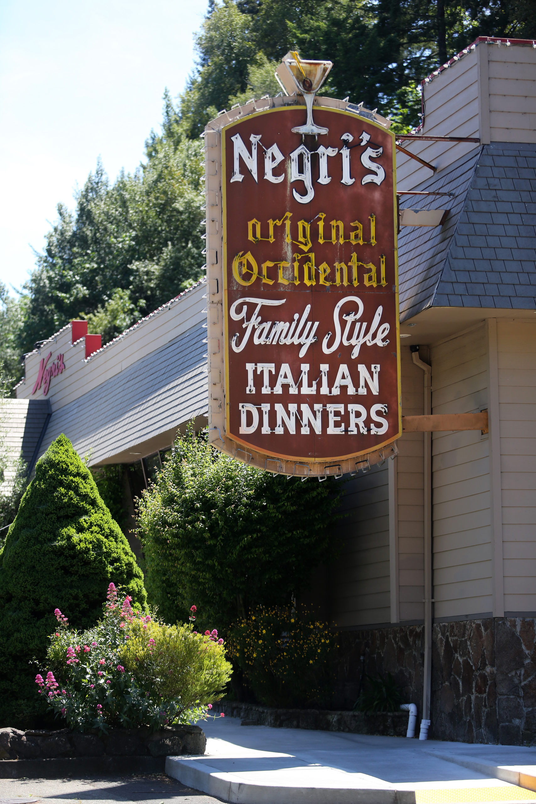 Negri's restaurant in Occidental. (Beth Schlanker/Sonoma Magazine)