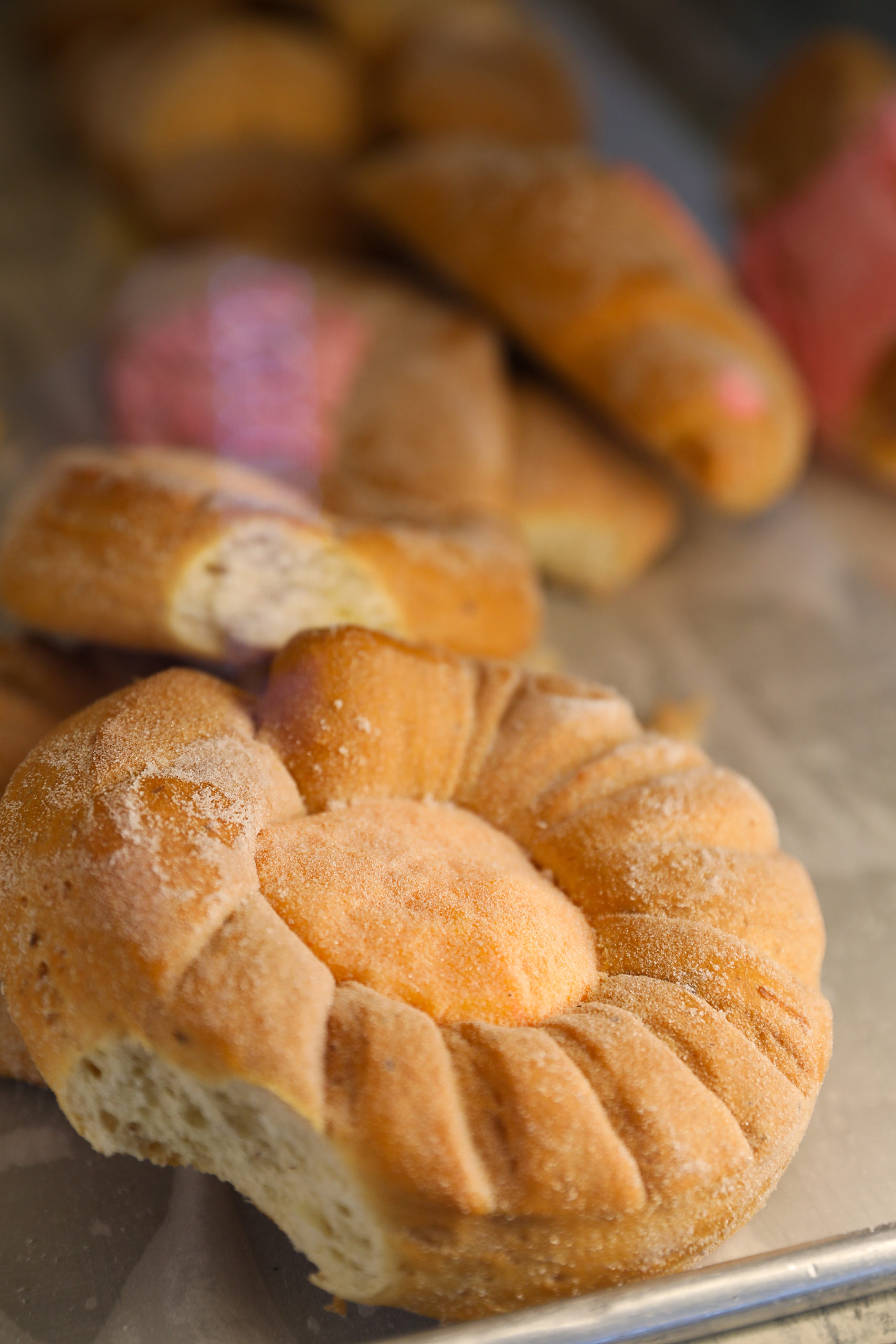 Colorful fresh pastries at El Brinquito Market in Boyes Hot Springs. (Christopher Chung/ The Press Democrat)