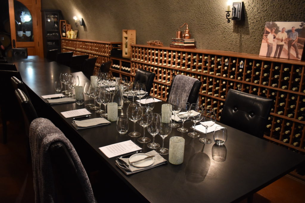 Wine cave tasting room at Schug Carneros Estate Winery in Sonoma. (Schug Carneros Estate Winery)