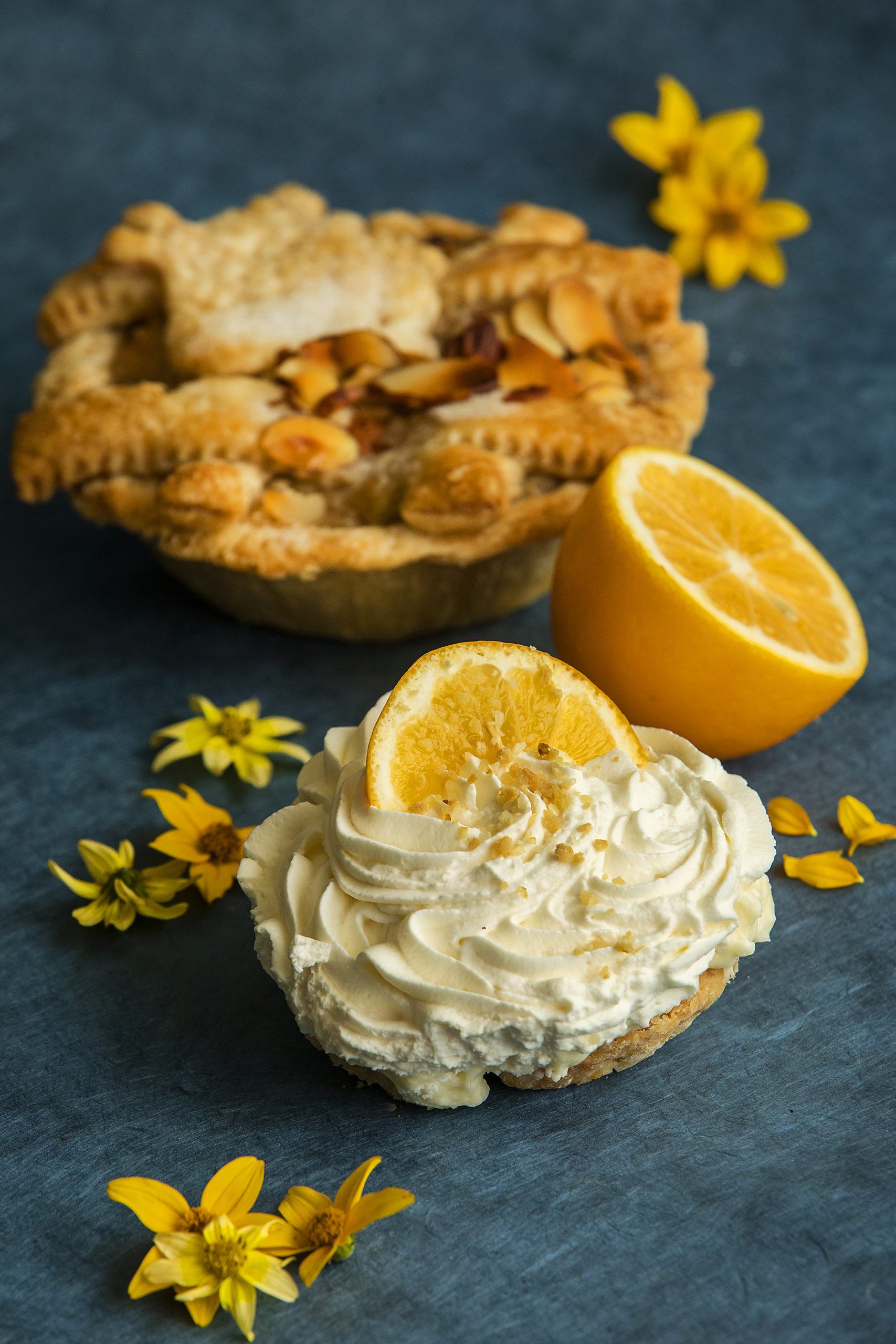 The famous Lemon Cloud Pie and Apple Pie from Betty's Bakery and Fish and Chips in Santa Rosa. (Photo by John Burgess/Sonoma Magazine)