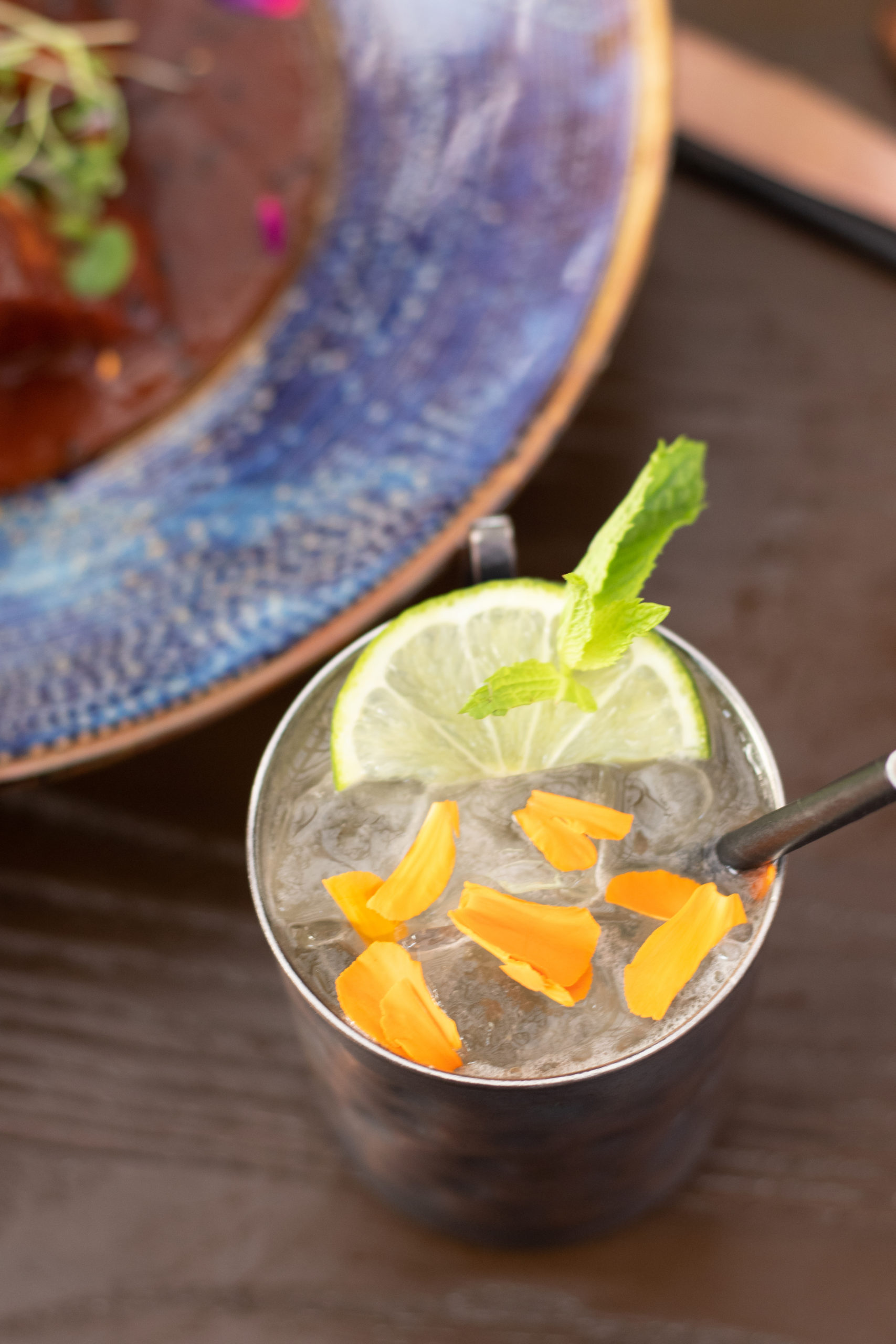 Smoky mule at El Meson de los Molcajetes. (Heather Irwin/Sonoma Magazine)