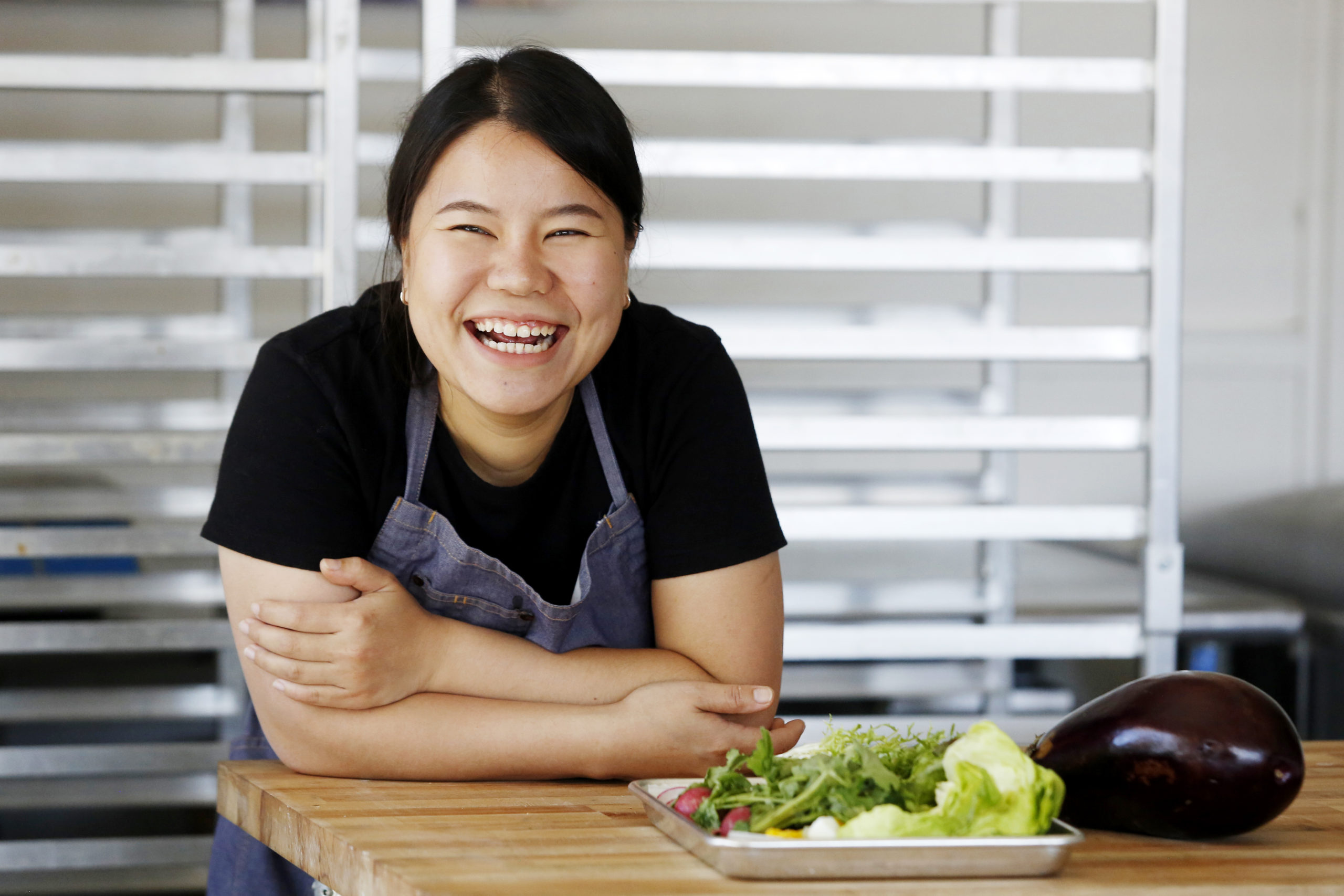 Chef Ploypailin Sakornsin in Healdsburg, Calif., on Tuesday, July 6, 2021.(Beth Schlanker/The Press Democrat)