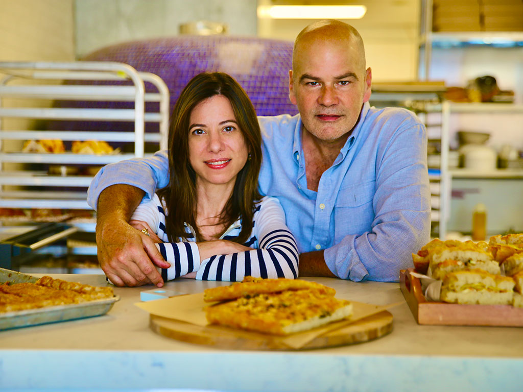 Owners Christian Caiazzo and Katrina Fried at Stellina Pronto in Petaluma. (Courtesy of Stellina Pronto)