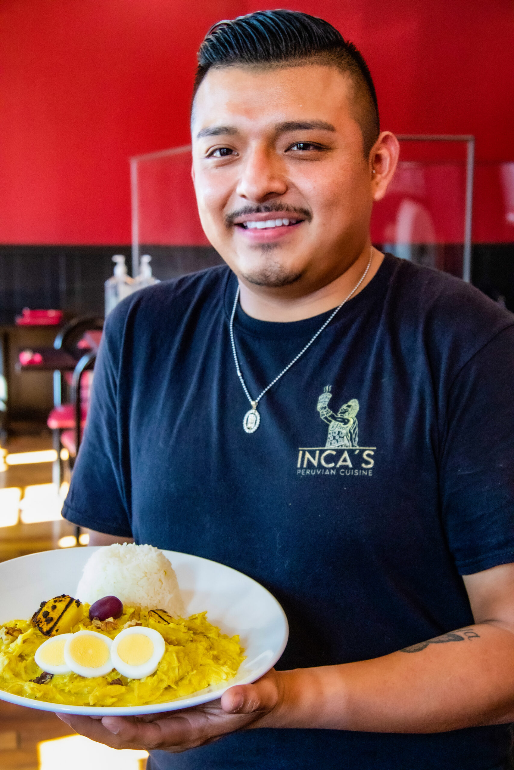 Oscar Canul of Inca's restaurant. (Heather Irwin/Sonoma Magazine)