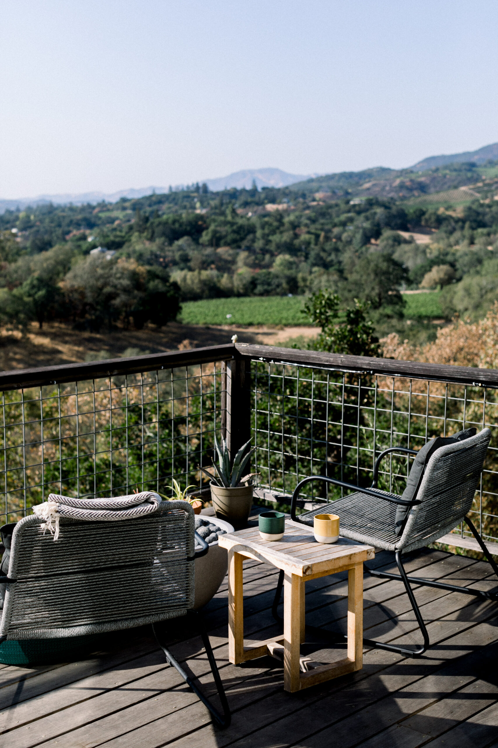 View from the deck. (Eileen Roche/for Sonoma Magazine)
