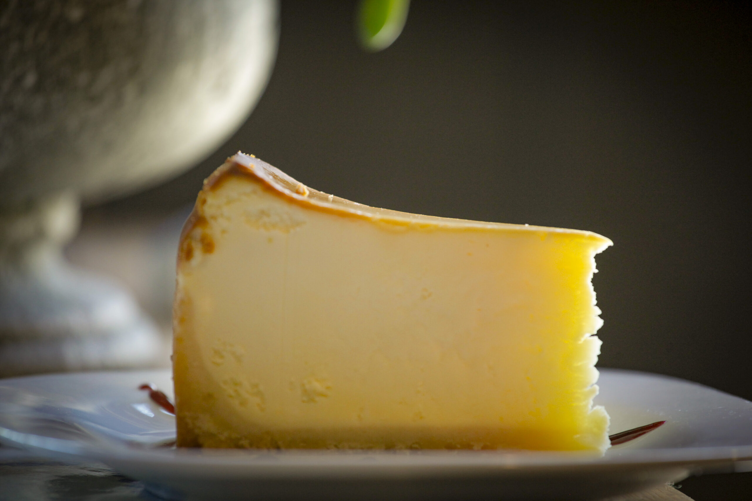 A slice of Jan Rosen's famous cheesecake, which is served at her downtown Petaluma restaurant, 256 North and also exported to 12 U.S. states. (Crissy Pascual/Petaluma Argus-Courier) 