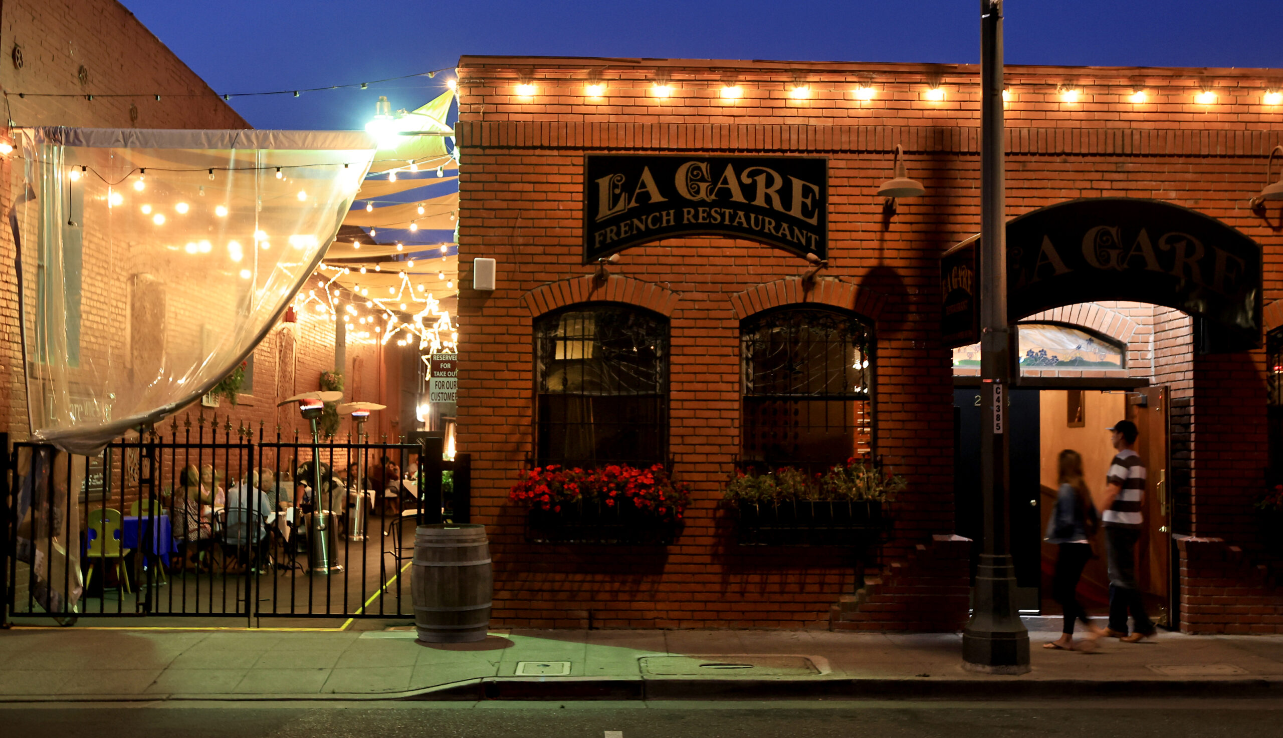 La Gare French Restaurant at Historic Railroad Square in Santa Rosa. (Kent Porter/The Press Democrat)