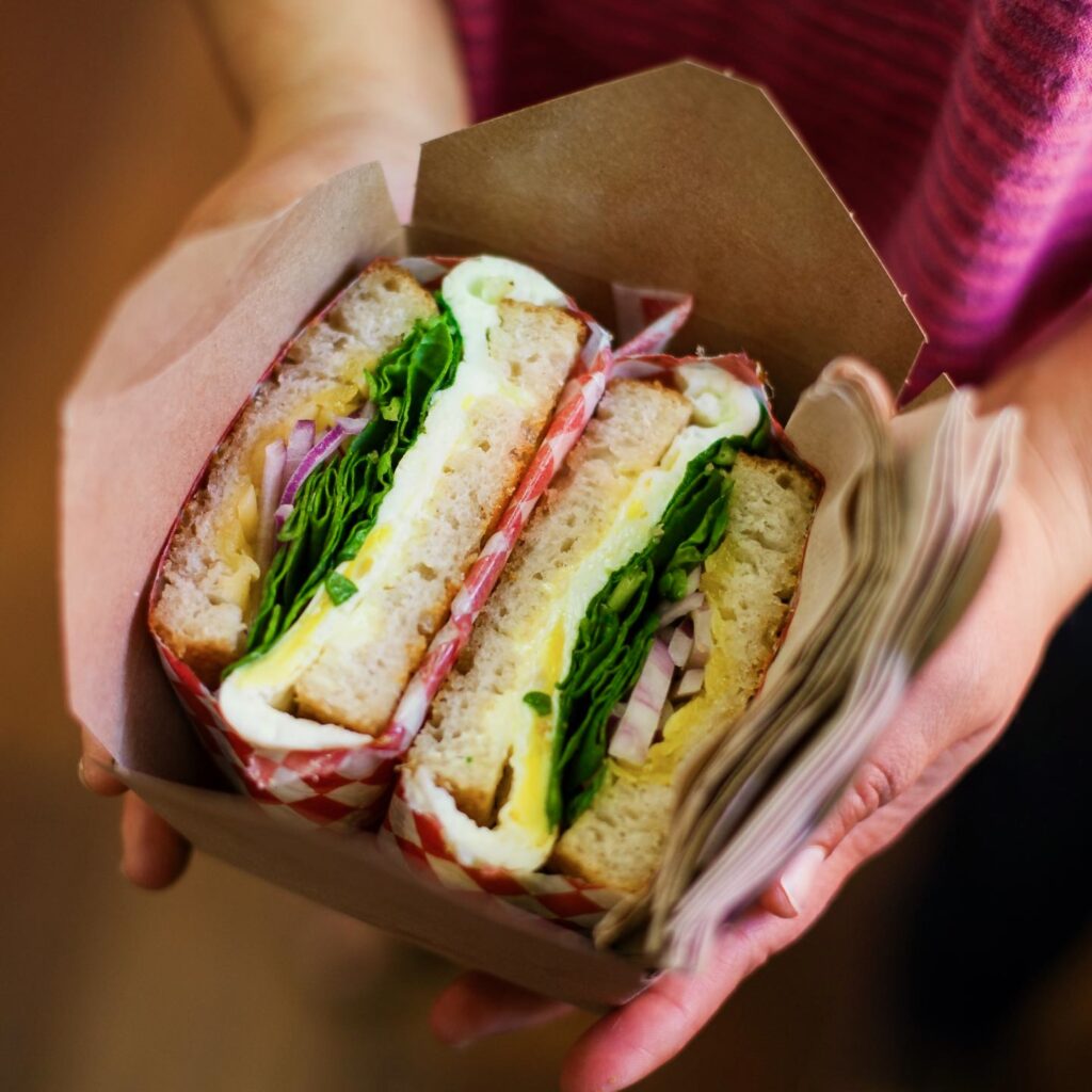 breakfast sandwich