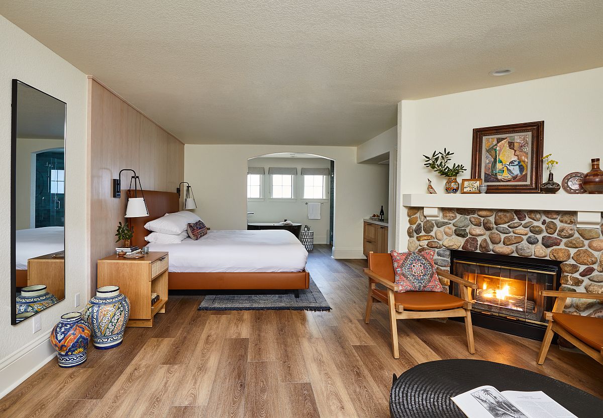 Guest room in the Cazadero House at The Stavrand Russian River Valley. (Courtesy of The Stavrand)