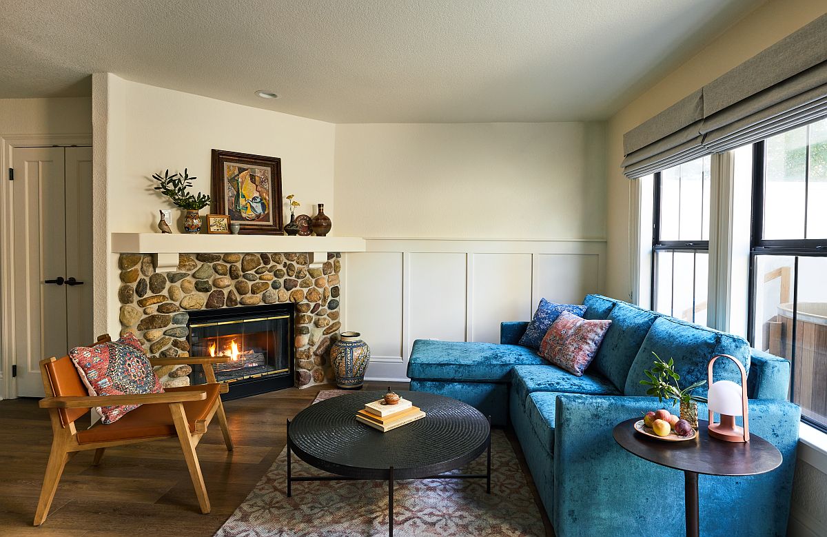 Sitting area in a spacious room in the Cazadero House at The Stavrand in Guerneville. (Courtesy of The Stavrand)