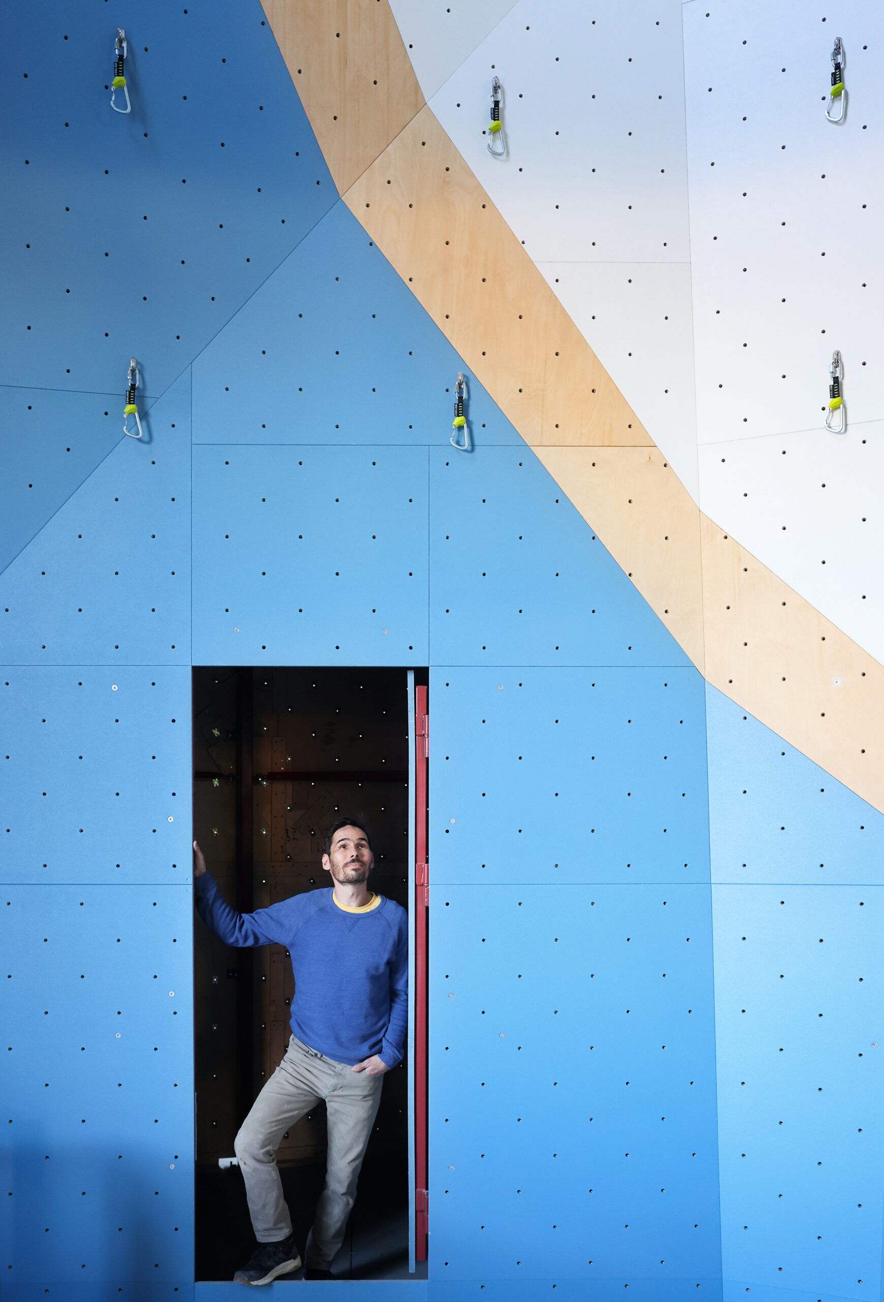 Kevin Jorgeson is the co-founder of Session Climbing, along with Mike Schaffer. (Christopher Chung/ The Press Democrat)