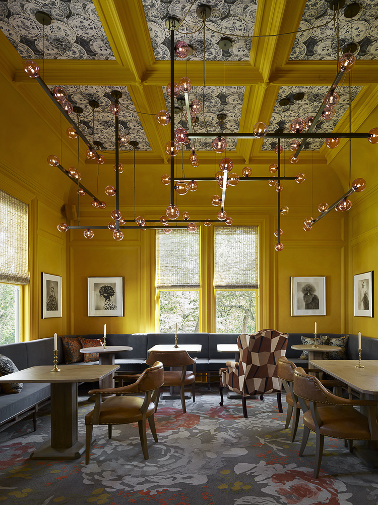 The dining room at The Madrona in Healdsburg. (Matthew Millman)