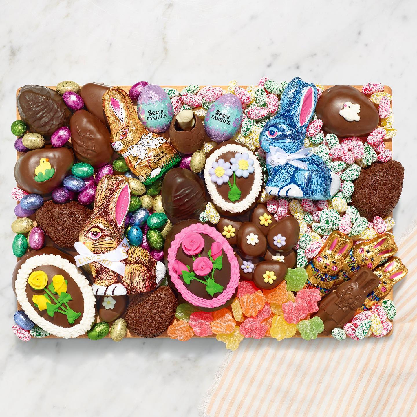 An assortment of Easter chocolates and candies from See&rsquo;s Candies. (See&rsquo;s Candies)