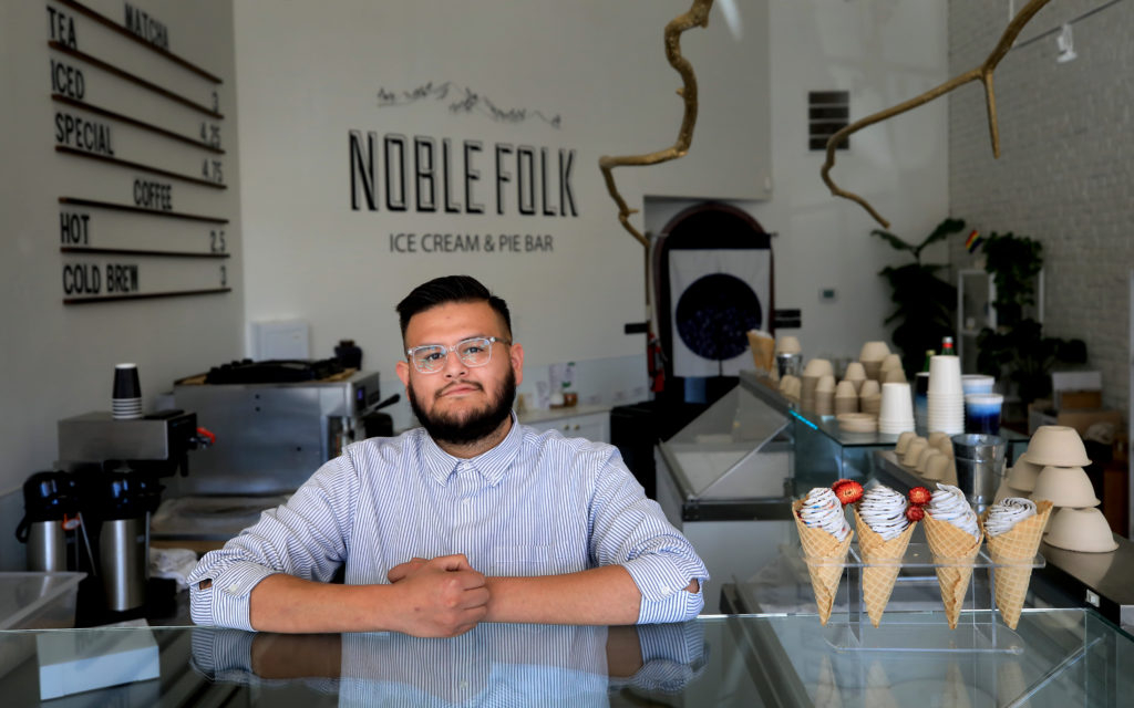 Noble Folk owner Ozzy Jimenez at his Santa Rosa location, Monday, Nov. 25, 2019. (Kent Porter / The Press Democrat) 
