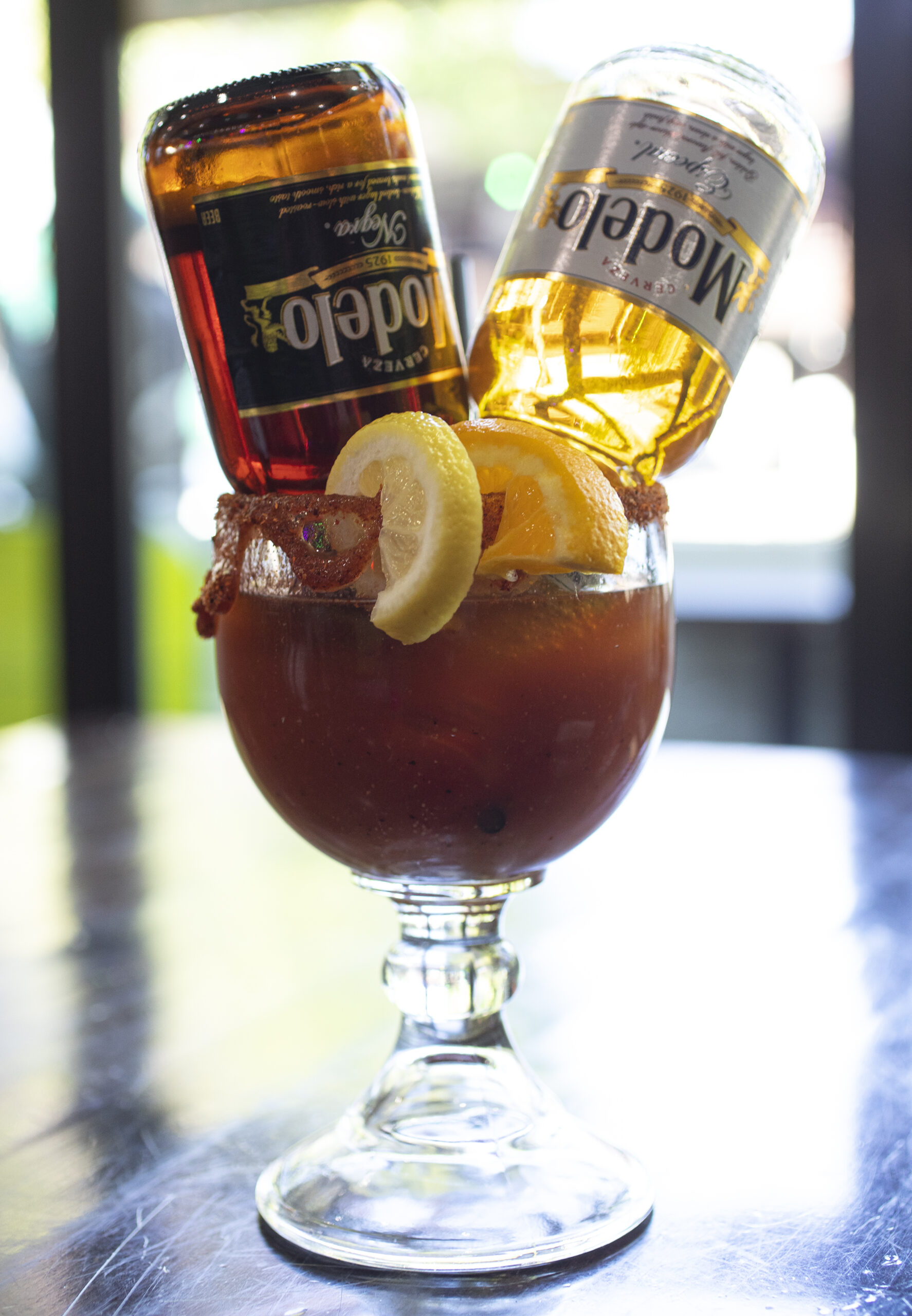 La Rubia y la Morena at La Fondita on Third Street in downtown Santa Rosa, May 11, 2022. (Chad Surmick / The Press Democrat)