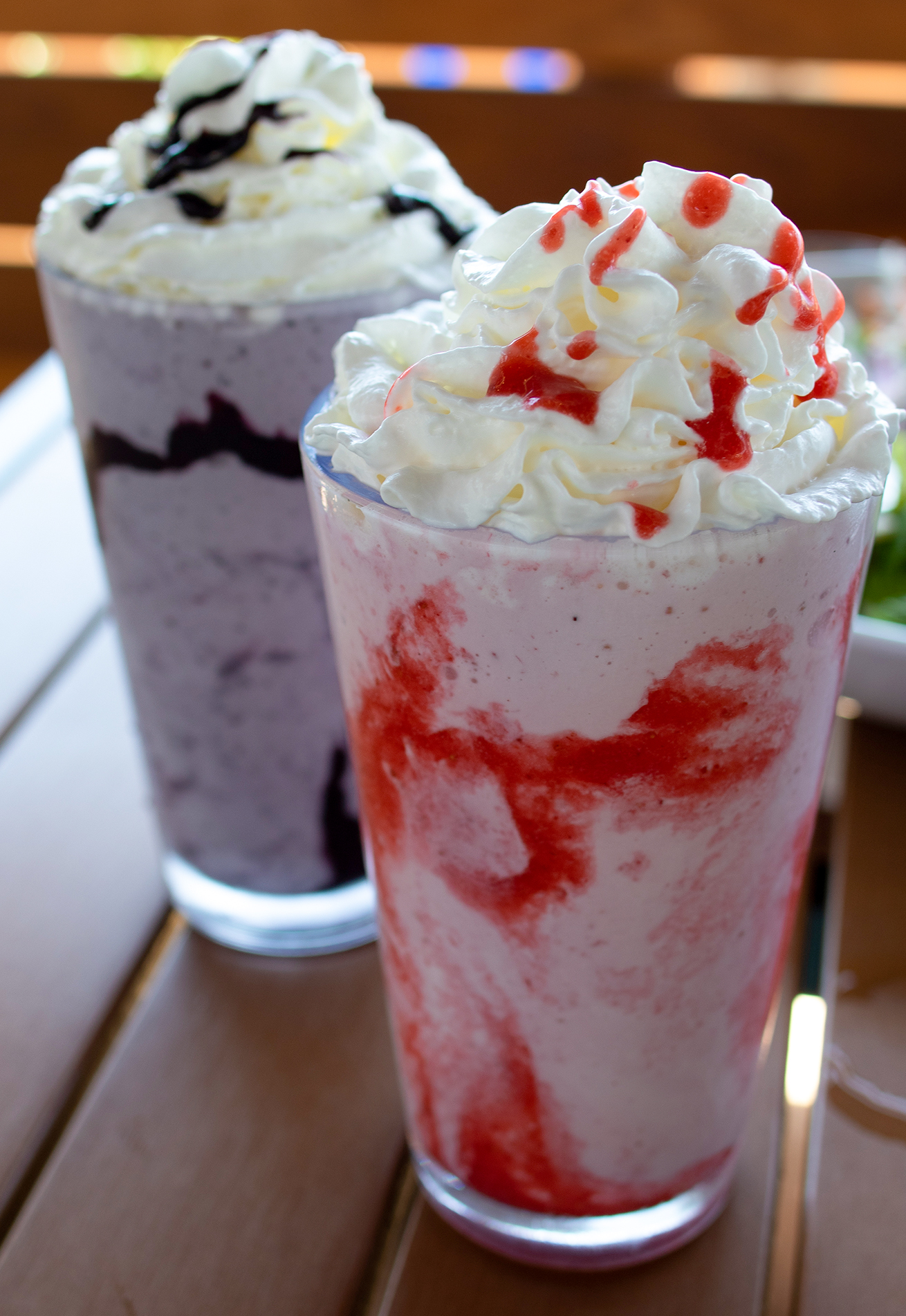 Strawberry and blueberry milkshakes at Delicious Dish in Sonoma (Heather Irwin/Sonoma Magazine)