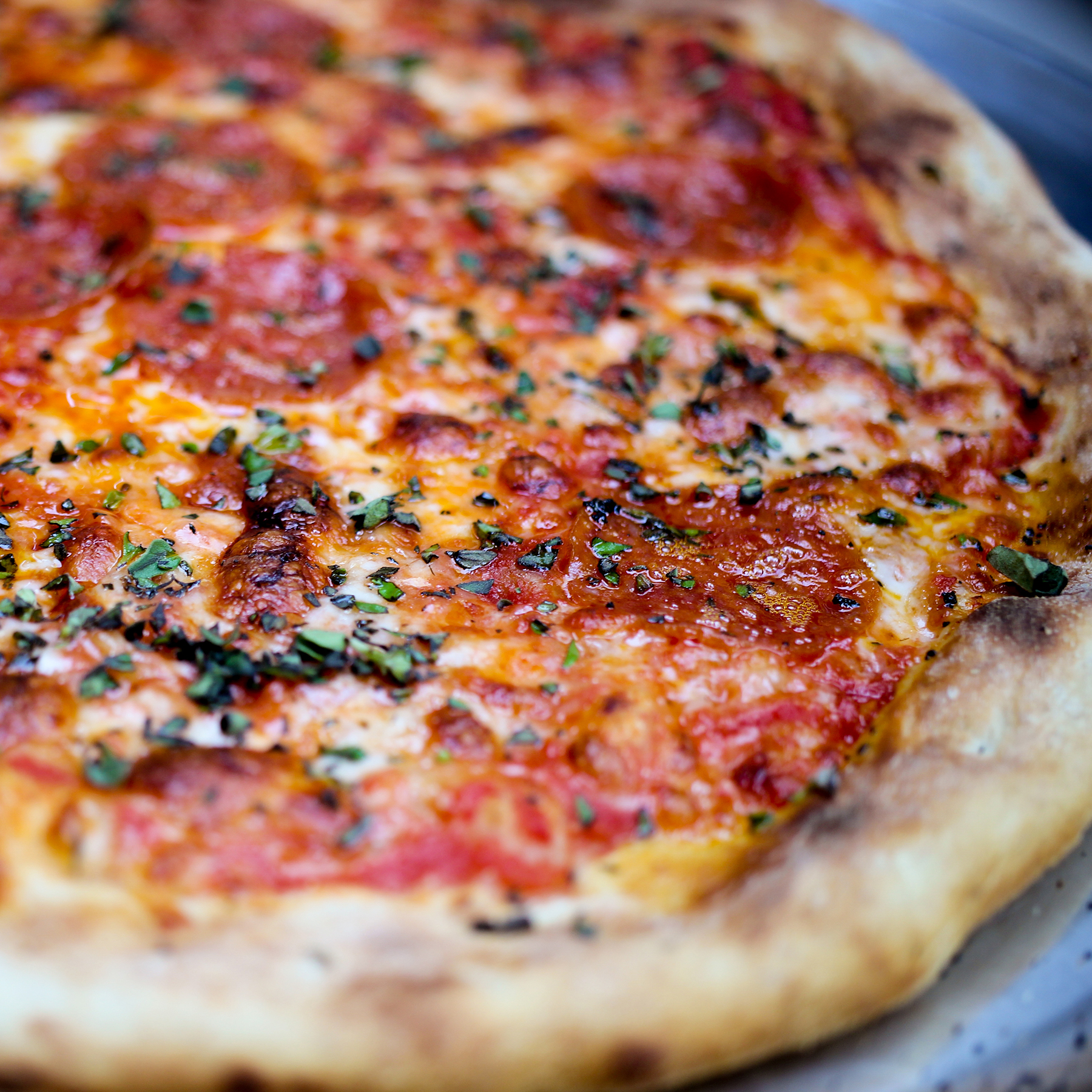 Pepperoni pizza from Pleasant Hill Pie in Sebastopol. (Pleasant Hill Pie)