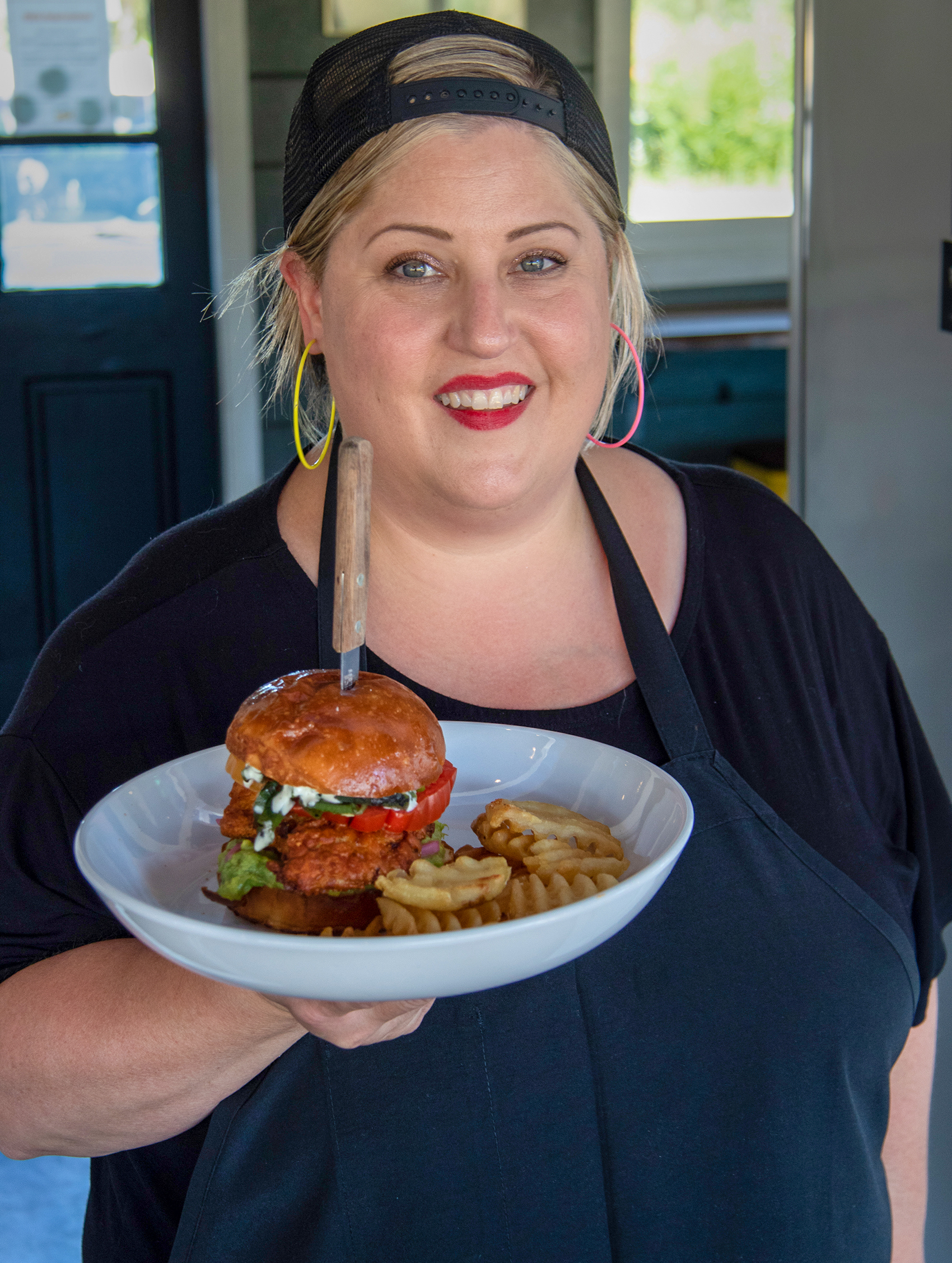 Chef Lauren Cotner at Delicious Dish in Sonoma (Heather Irwin/Sonoma Magazine)