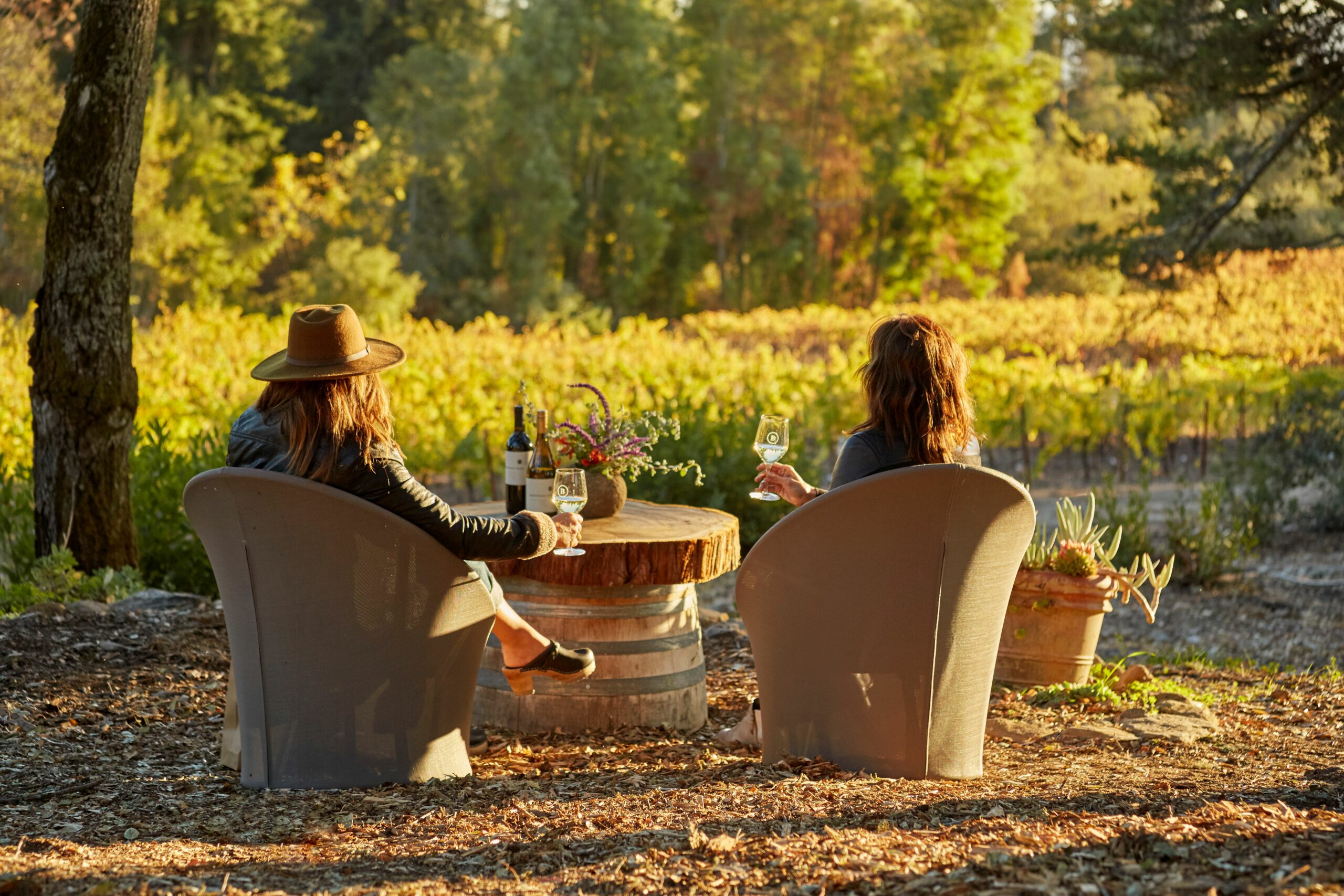 Wine tasting at Bartholomew Estate Vineyards and Winery in Sonoma. (Steven Krause)