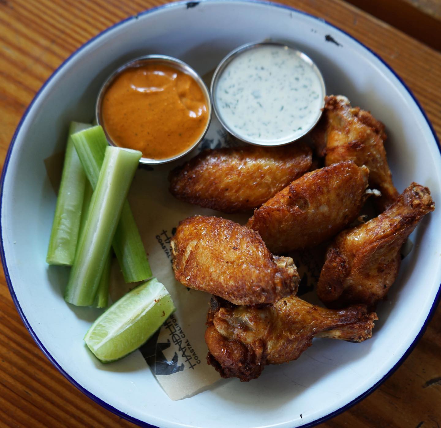 Adobo wings served during happy hour at Handline in Sebastopol. (Handline)
