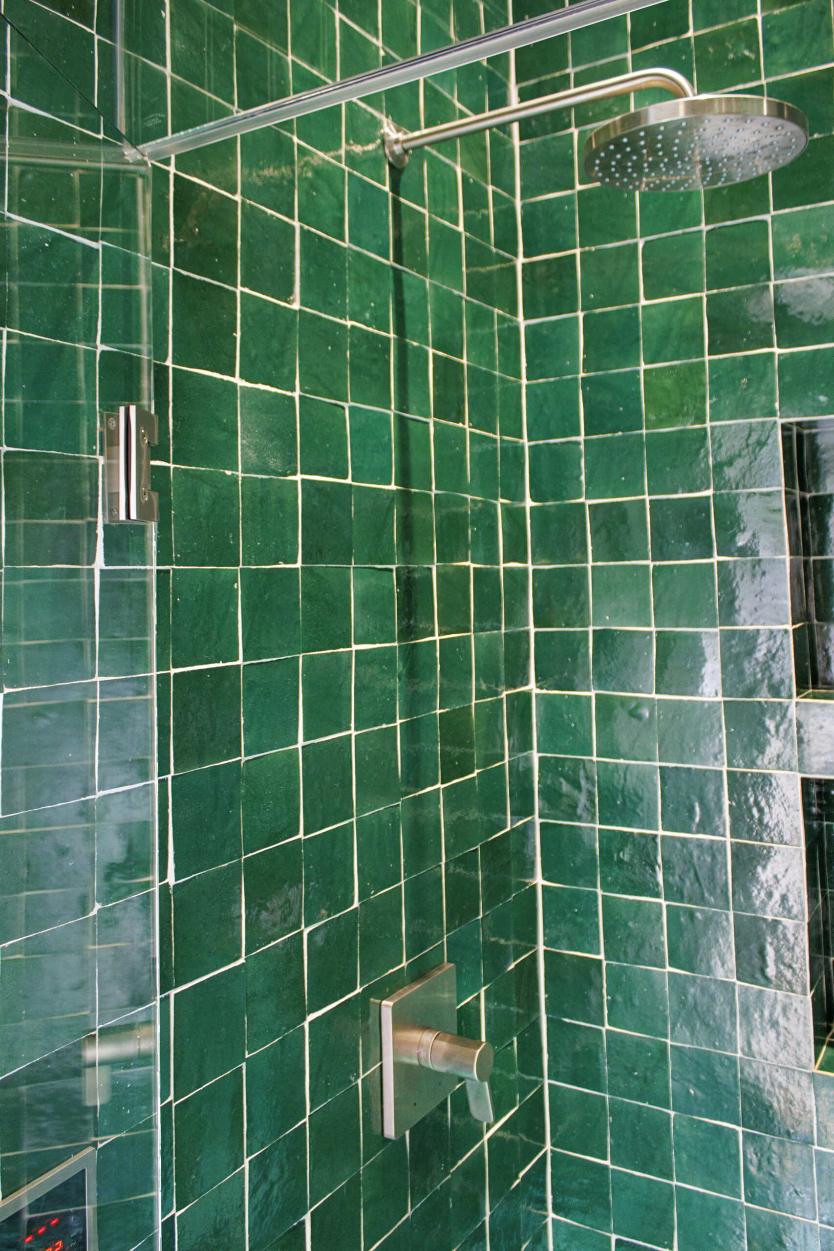 The emerald green tile