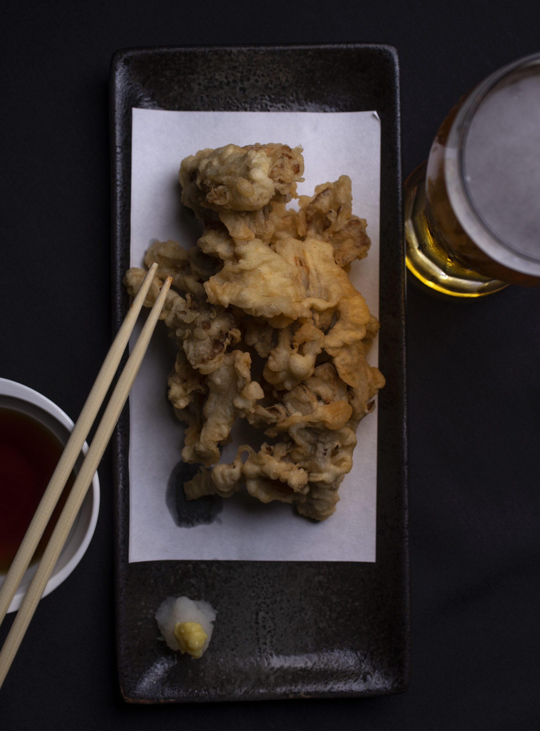 Maitake mushroom tempura at Hanna Japanese Restaurant in Rohnert Park September 21, 2022. (Chad Surmick / The Press Democrat)