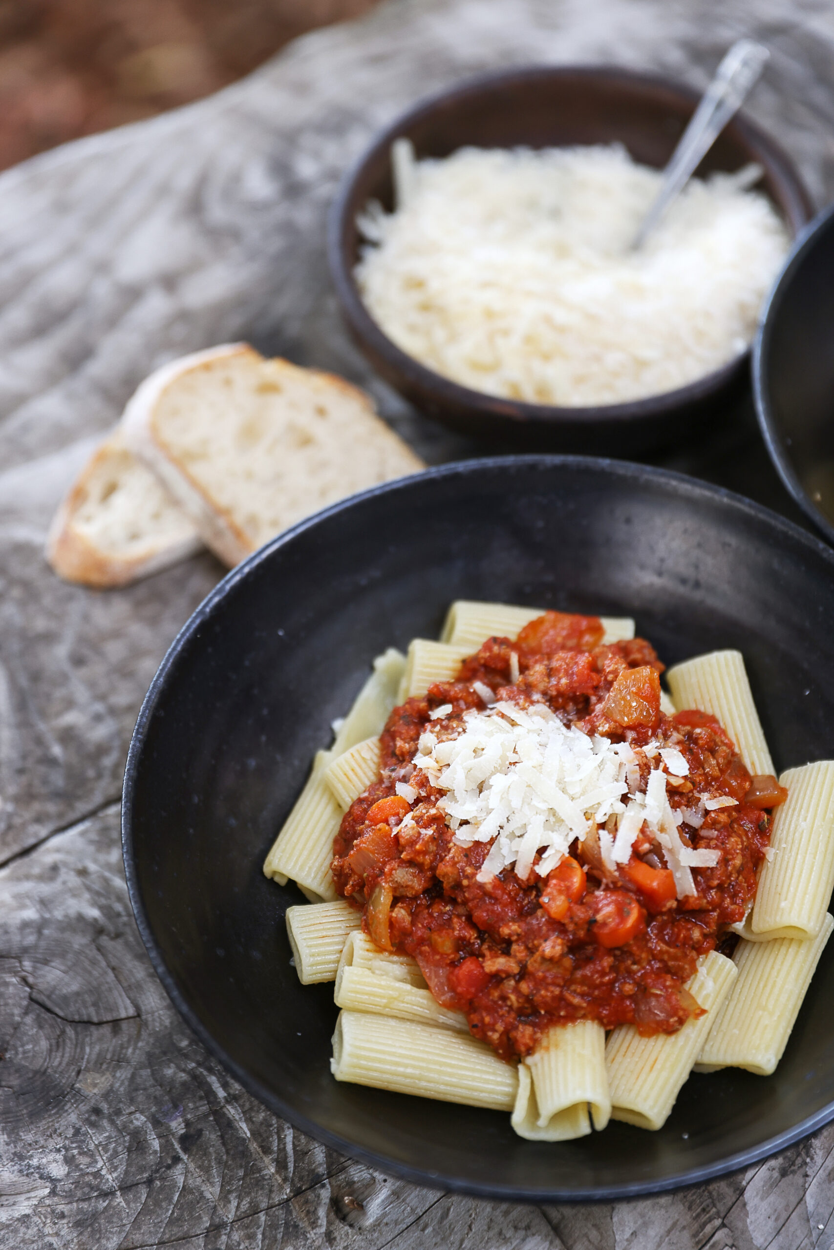 Duck Sugo Cavatelli prepared by siblings Jennifer and Eric Reichardt, from chef Tony Ferrari’s recipe, in Petaluma on Tuesday, September 20, 2022. (Christopher Chung/The Press Democrat)