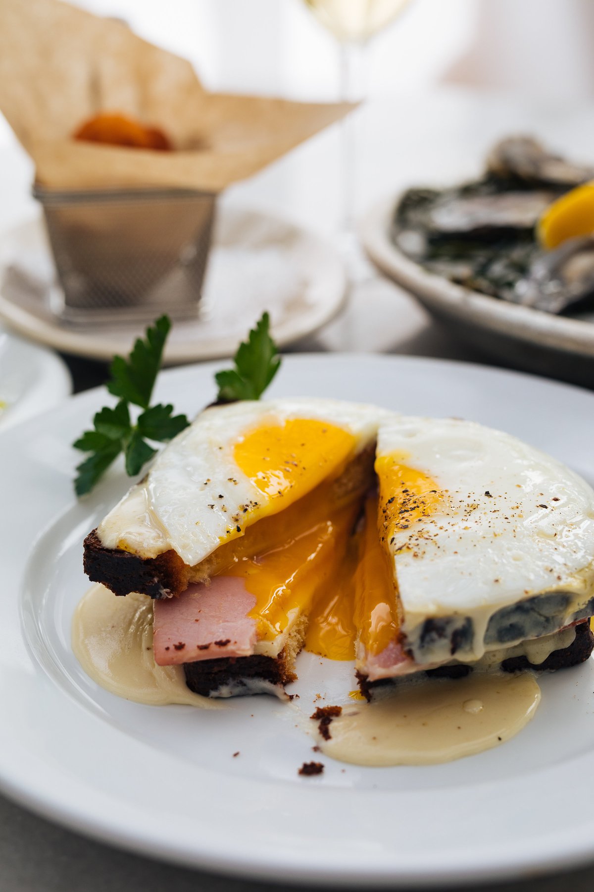 Croque Madame at Bistro Jeanty in Yountville. (Bistro Jeanty)