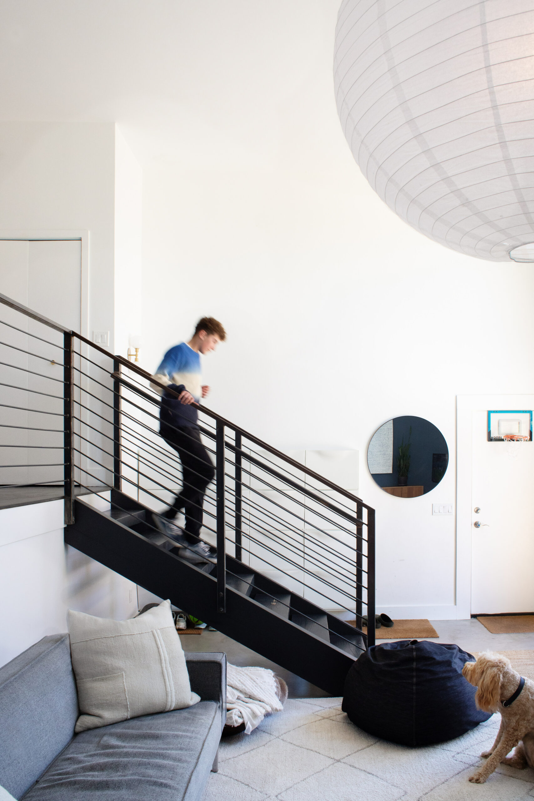 Katrina Schjerbeck and Danny Brennan want their sons to remember and appreciate all that went into the renovation of their family home in Healdsburg. (Eileen Roche)