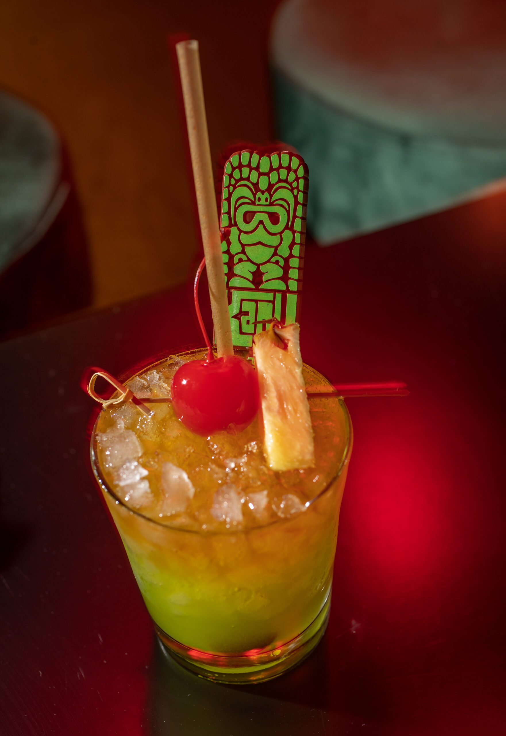 The Fink Bomb at Kapu Bar, tiki bar and restaurant in the heart of downtown Petaluma on Keller street February 1, 2023 (Chad Surmick / The Press Democrat)