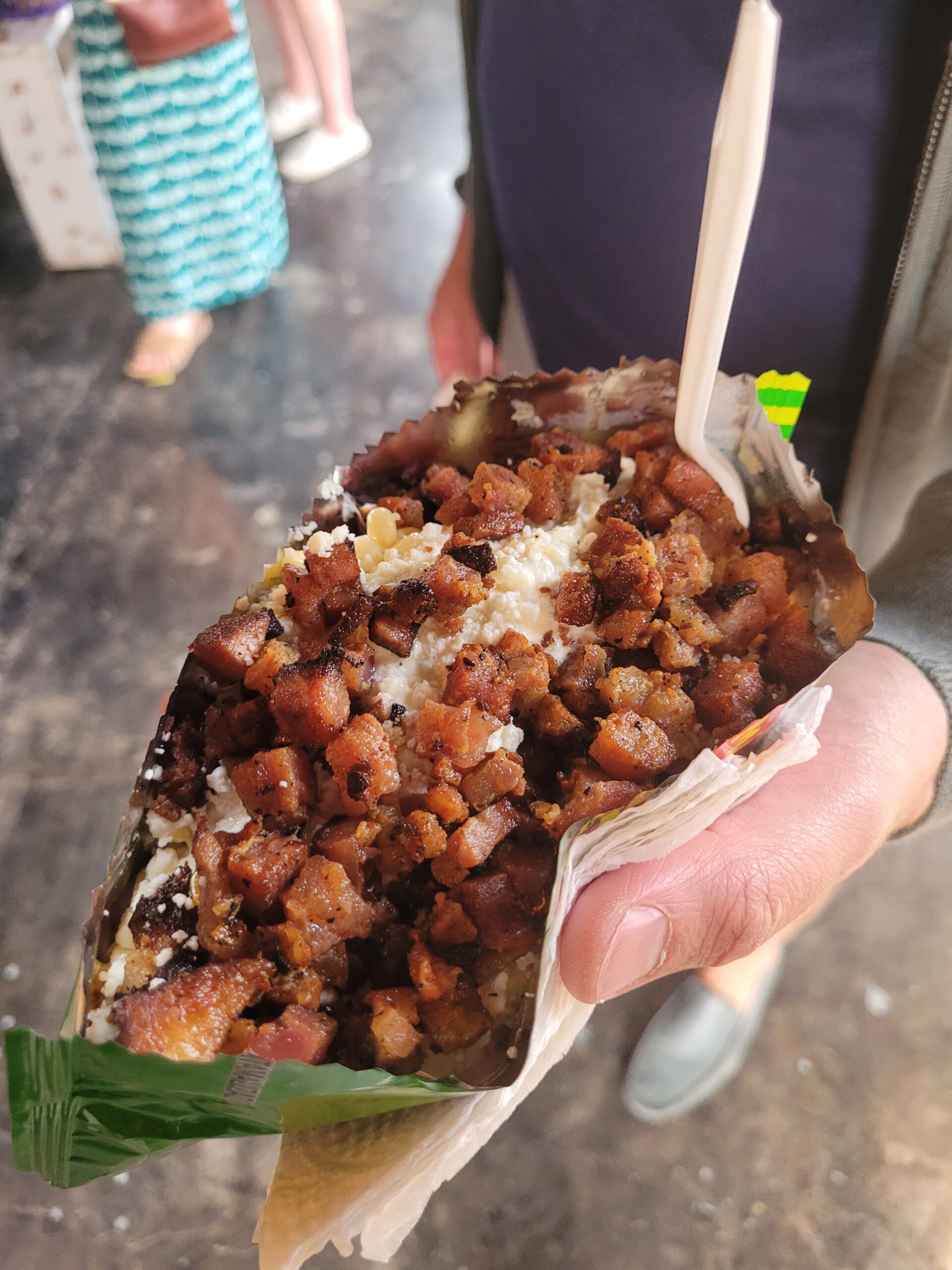 Tostielotes at La Chascas de Maria in La Paz. (Heather Irwin/The Press Democrat)