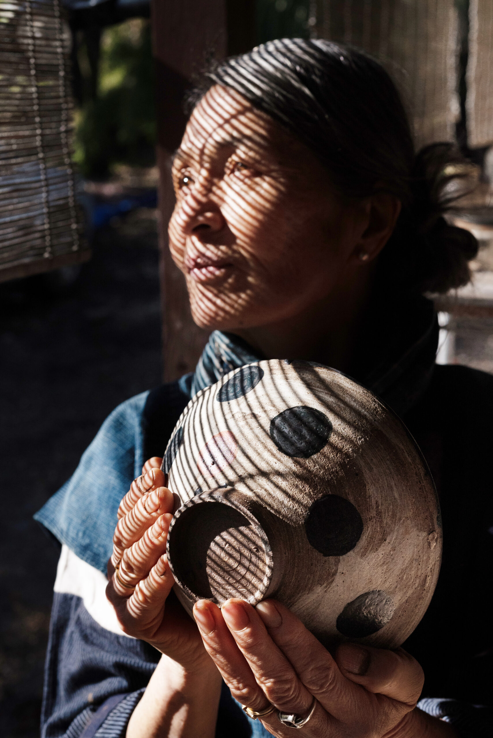 Ceramics artist Hiroko Ishida at her studio in Sonoma, Calif. on Jan. 17, 2022. (Photo: Erik Castro/for Sonoma Magazine)