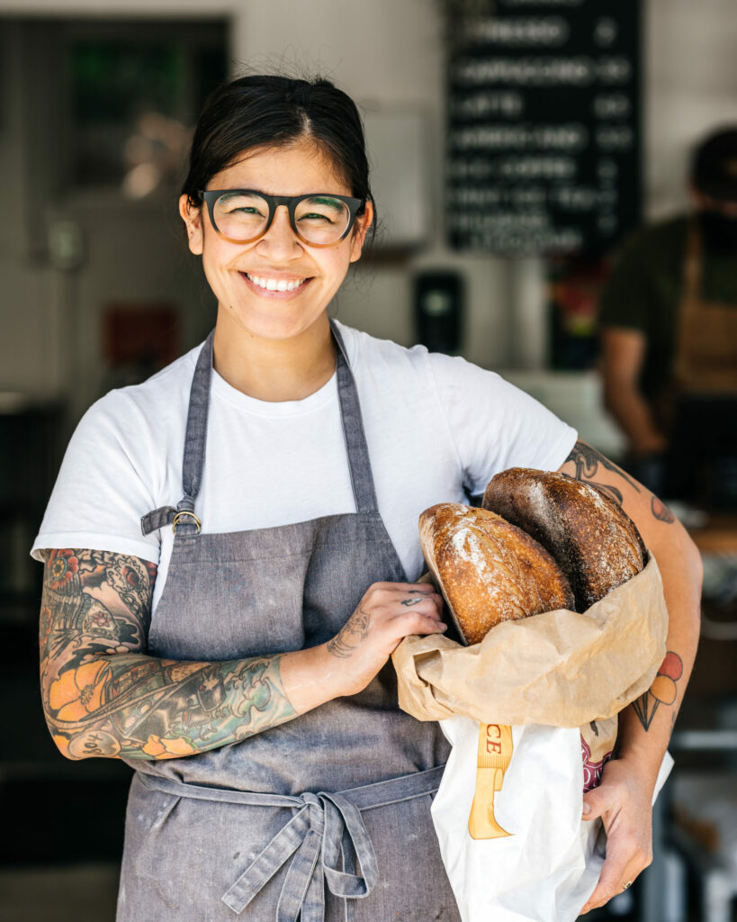 Melissa Yanc of Quail & Condor bakery and Troubadour in Healdsburg. (Emma K Creative)