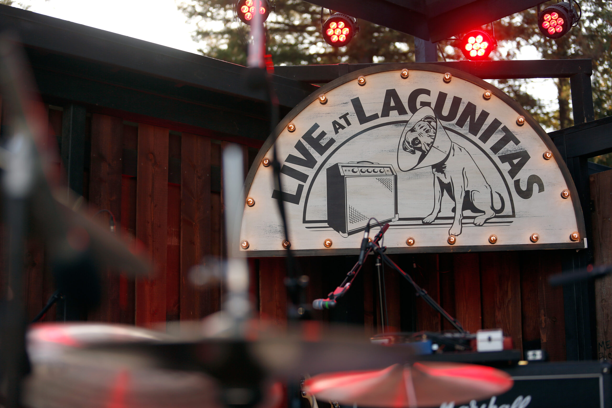The amphitheater at Lagunitas Brewing Company in Petaluma on Tuesday, August 9, 2016. (Alvin Jornada / The Press Democrat)