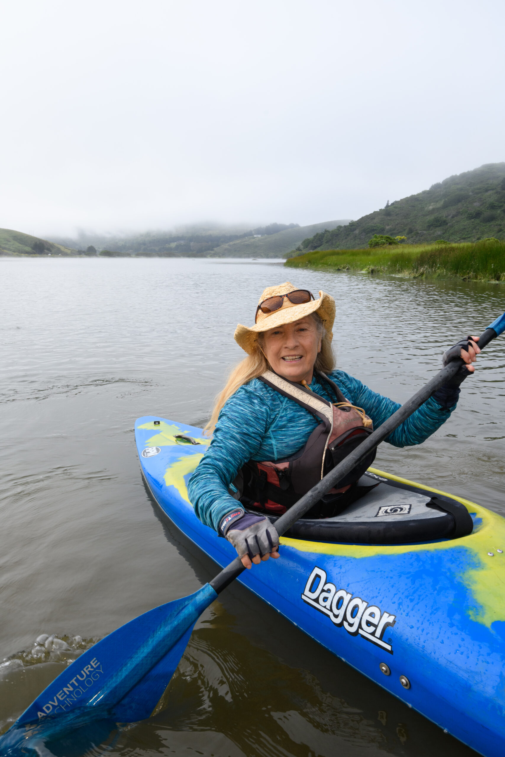 Suki Waters, owner of Watertreks Eco Tours, Jenner, California.