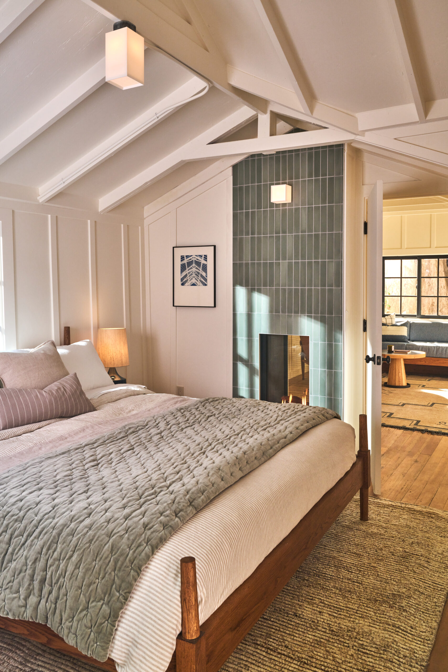 A guest room at Dawn Ranch in Guerneville. (Gentl and Hyers/Dawn Ranch)