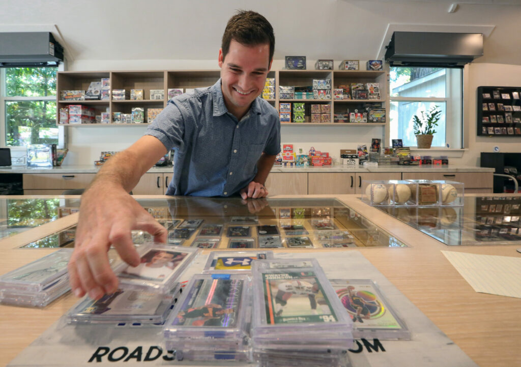 Ryan Channels, of California Roadshow Shop, at the new storefront location at 750 West Napa Street on Monday, Sept. 18, 2023. (Robbi Pengelly/Index-Tribune)