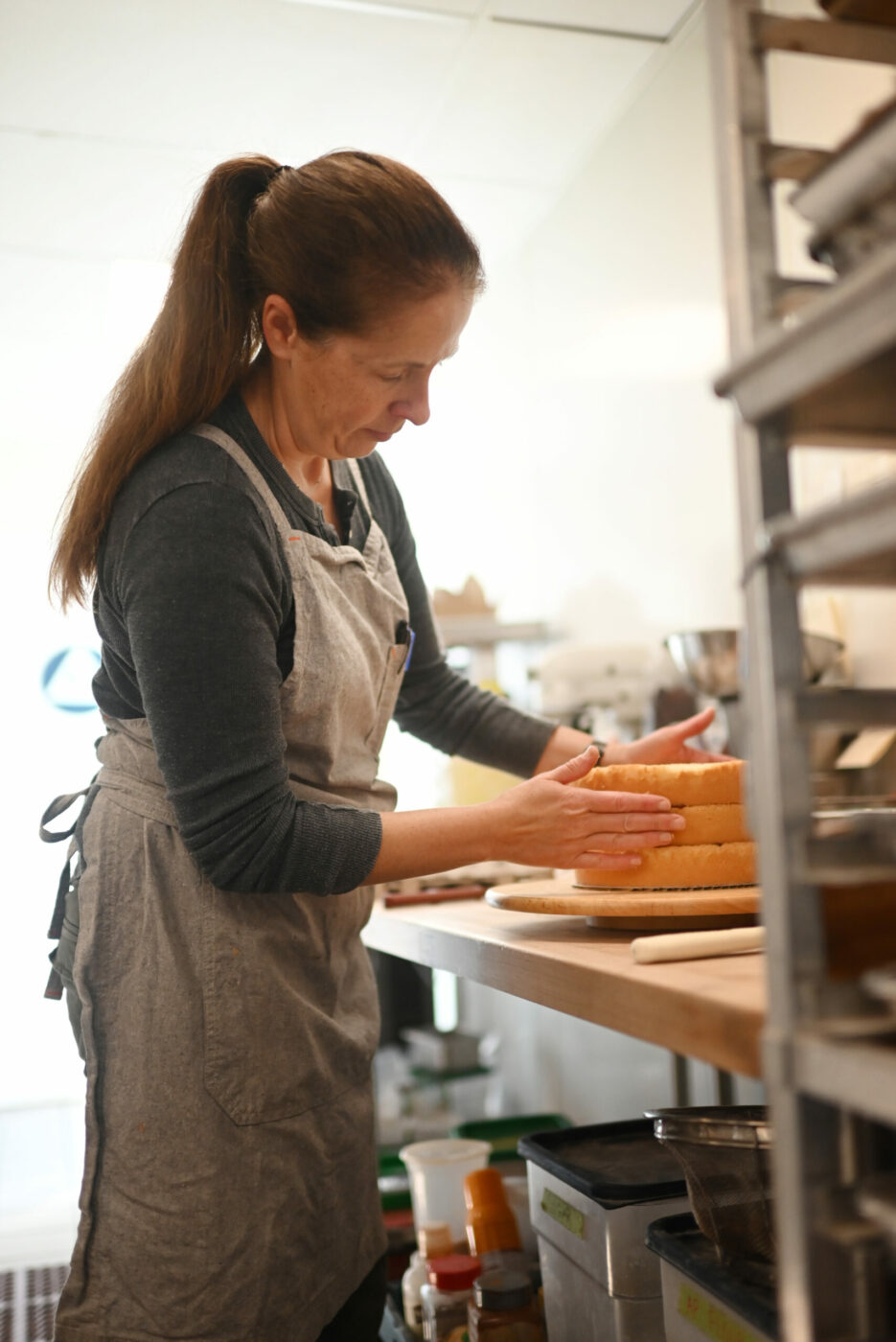 Jen Demarest co-owner of Baker & Cook in Sonoma, Calif. September 21, 2023. (Photo: Erik Castro/for Sonoma Magazine)