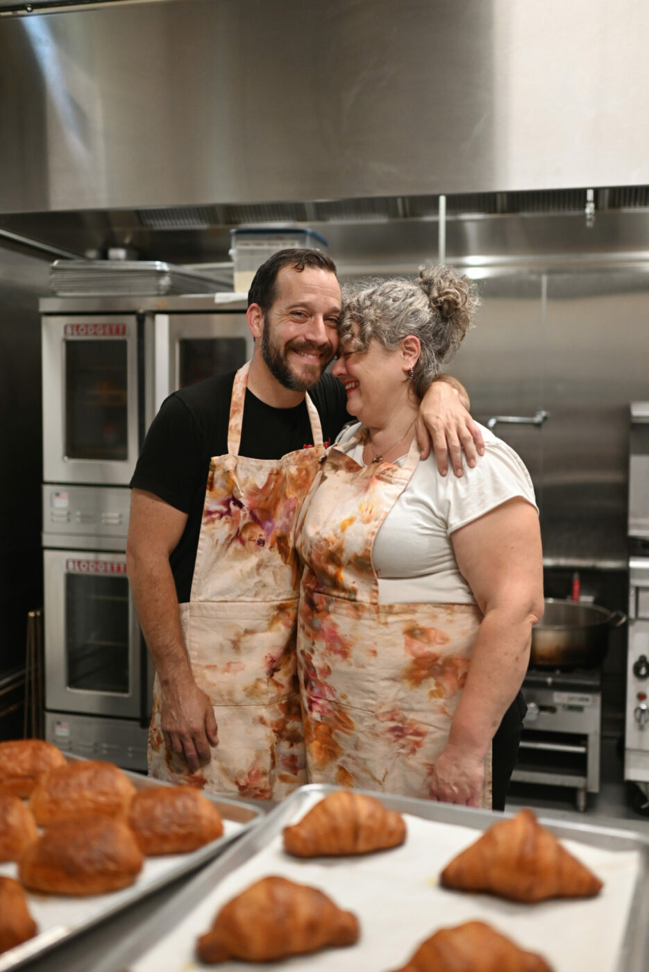 Joe Wolf and Amy Brow of Marla Bakery & Catering in Windsor, Calif. September 19, 2023. (Photo: Erik Castro/for Sonoma Magazine)