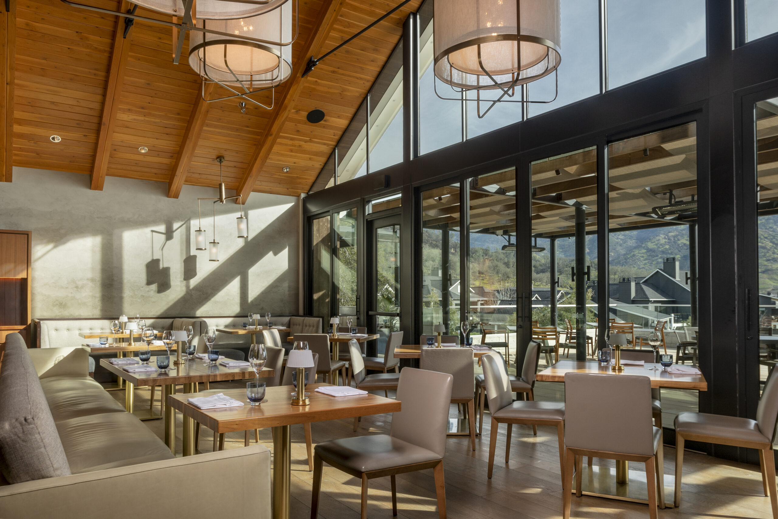 Napa’s Michelin-starred Auro restaurant in Calistoga.