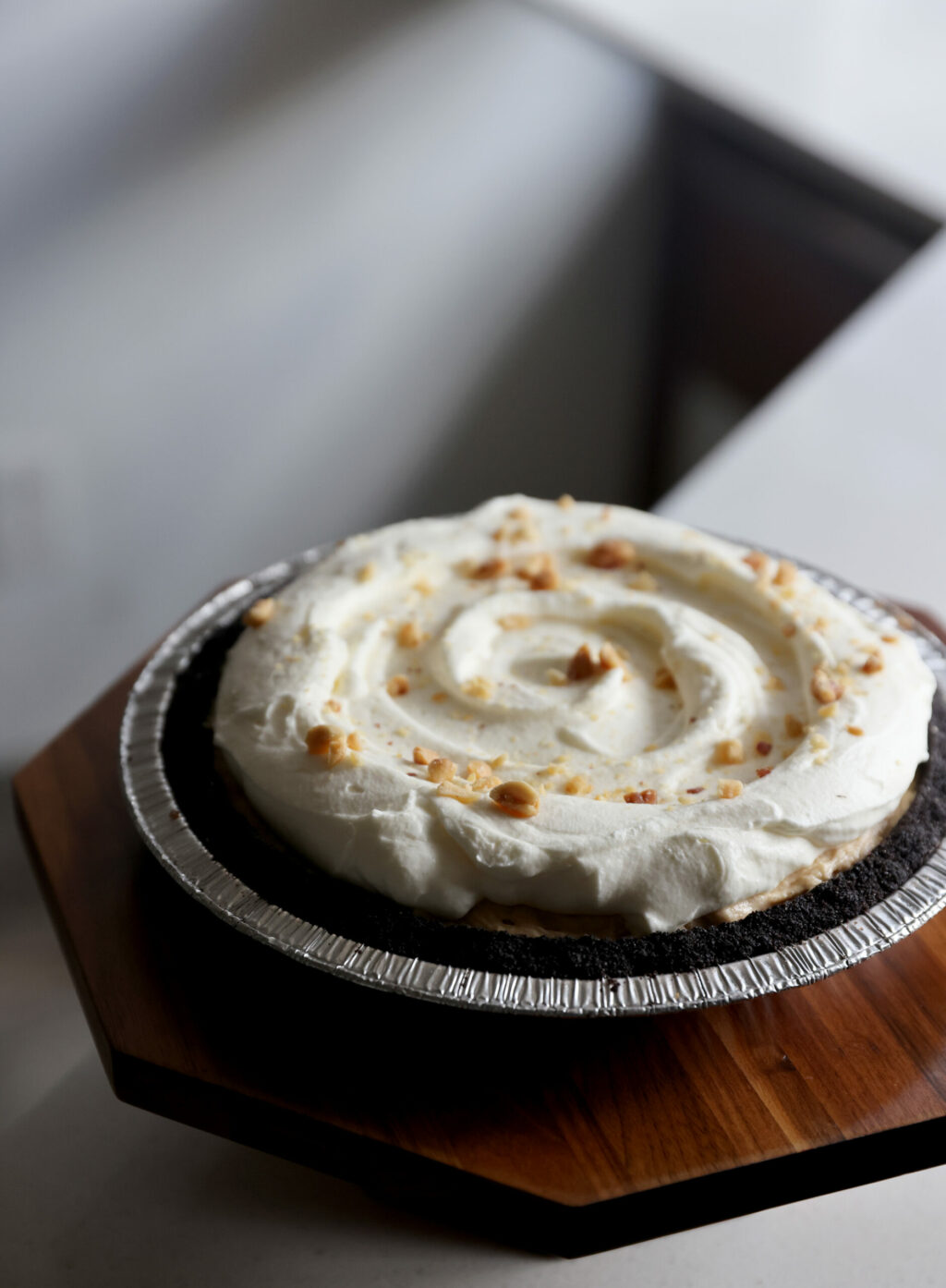 Peanut Butter Pie at Noble Folk Ice Cream and Pie Bar in Santa Rosa, Calif. on Tuesday, November 1, 2022. (Beth Schlanker/The Press Democrat)