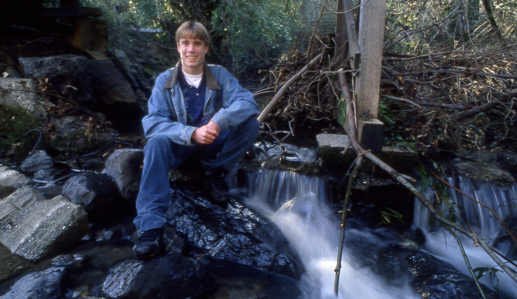 Mike McGuire, Press Democrat Teen Face profile subject, photographed in 1995. (Kent Porter/The Press Democrat)