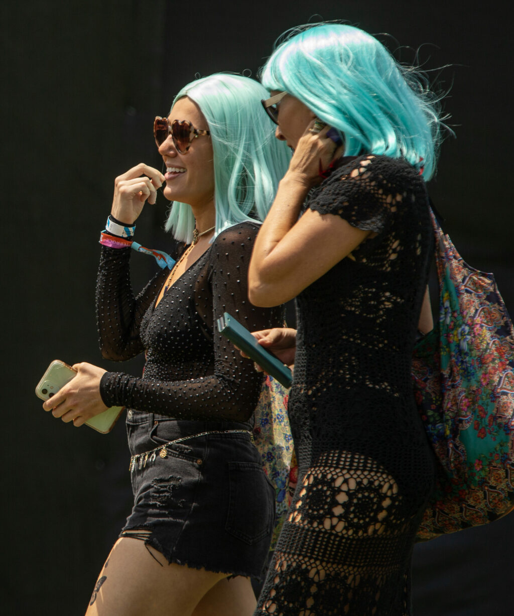 BottleRock guests enjoy the sunshine and music of Paris Jackson on the JaM Cellars Stage at the 10th annual BottleRock Napa Valley, Saturday, May 27, 2023. (Chad Surmick / The Press Democrat)