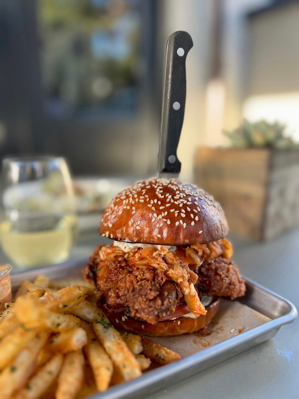 Kitchen at Priest Ranch Chicken Sandwich