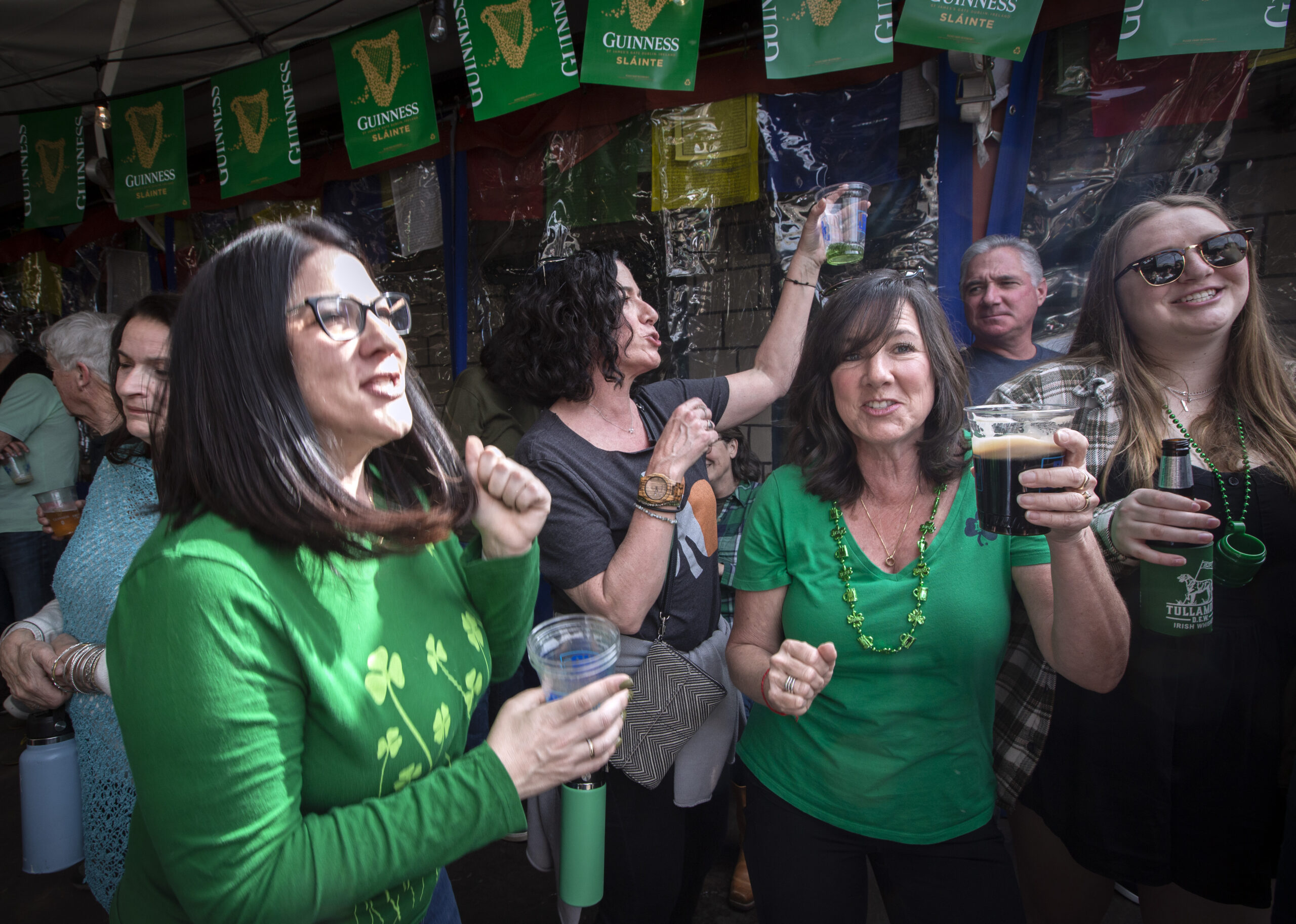 Music, Irish dancing, Guinness, and the wearing of the green signaled it was St. Patrick’s Day at Murphy’s Irish Pub on First Street East on March 17, 2023. (Robbi Pengelly/Index-Tribune)