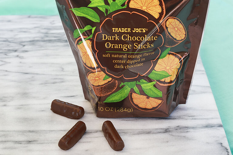 dark chocolate orange sticks trader joes