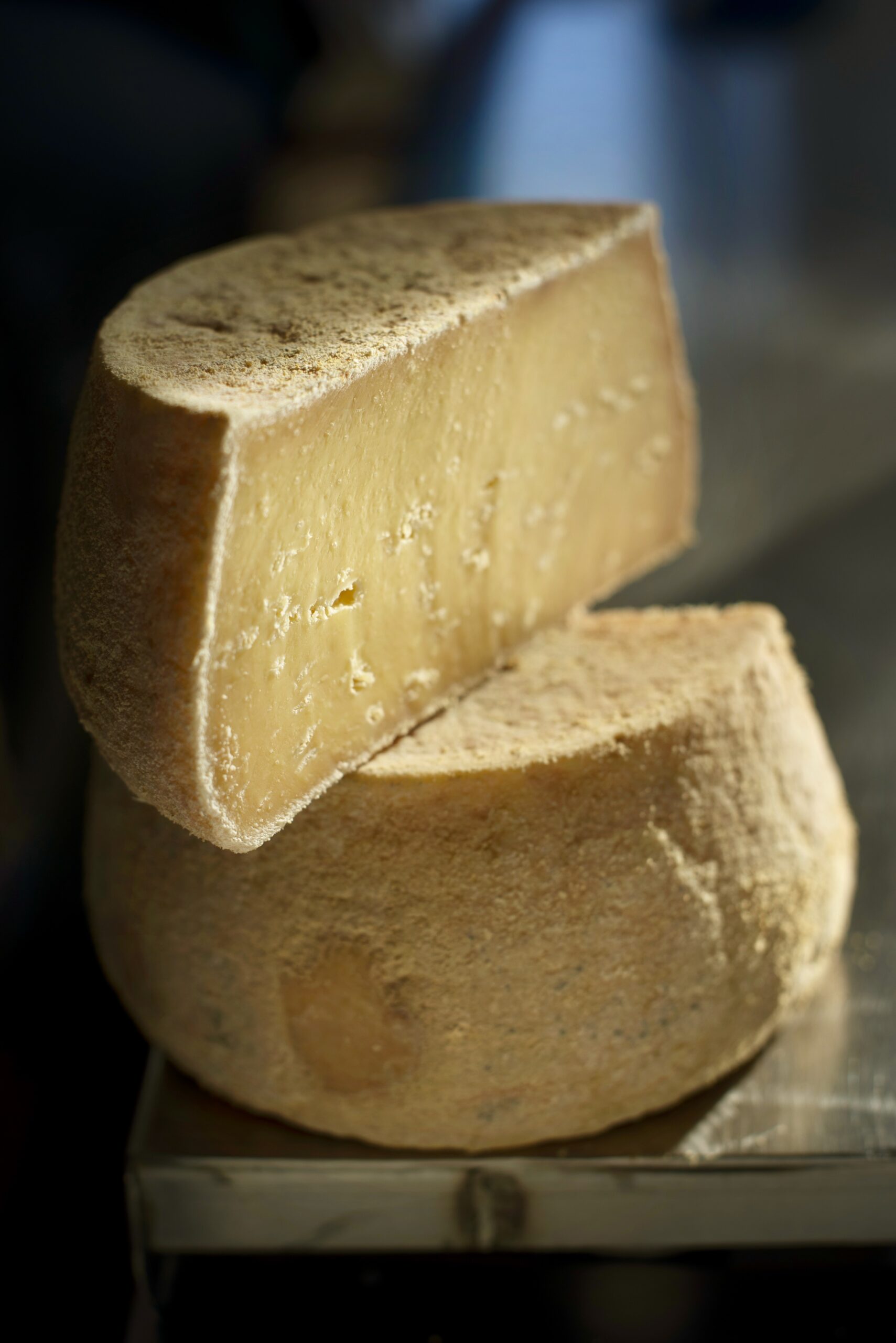 Broncha is a goat and cow milk blended cheese aged for 6-months at Achadinha Cheese Company in Petaluma. January 26, 2017. (Photo: Erik Castro/for Sonoma Magazine)