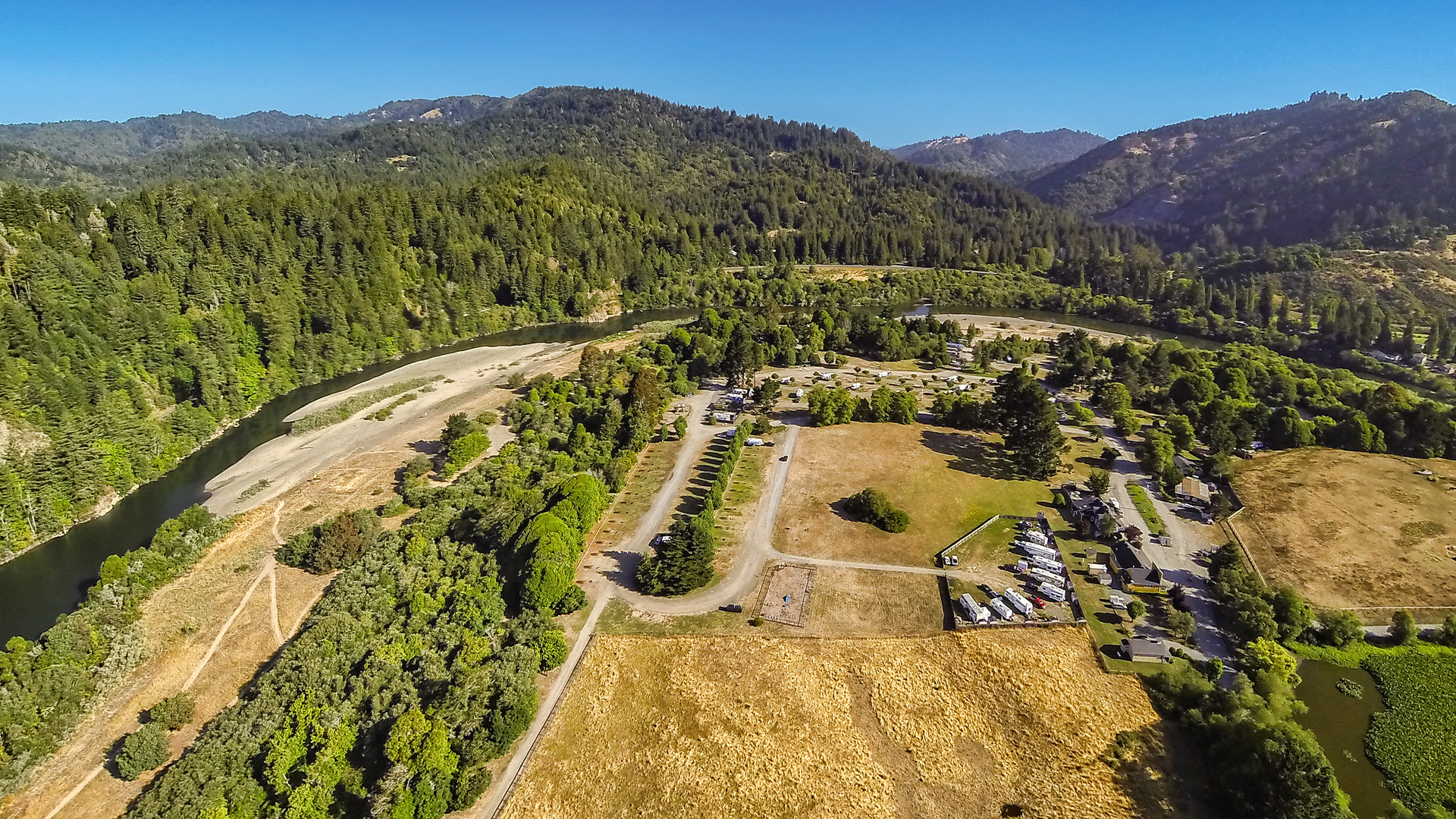 The Casini Ranch Family Campground in Duncans Mills